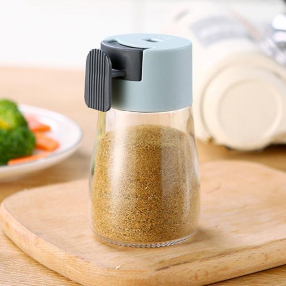 Borcan pentru condimente cu recipient, Bleu [3]