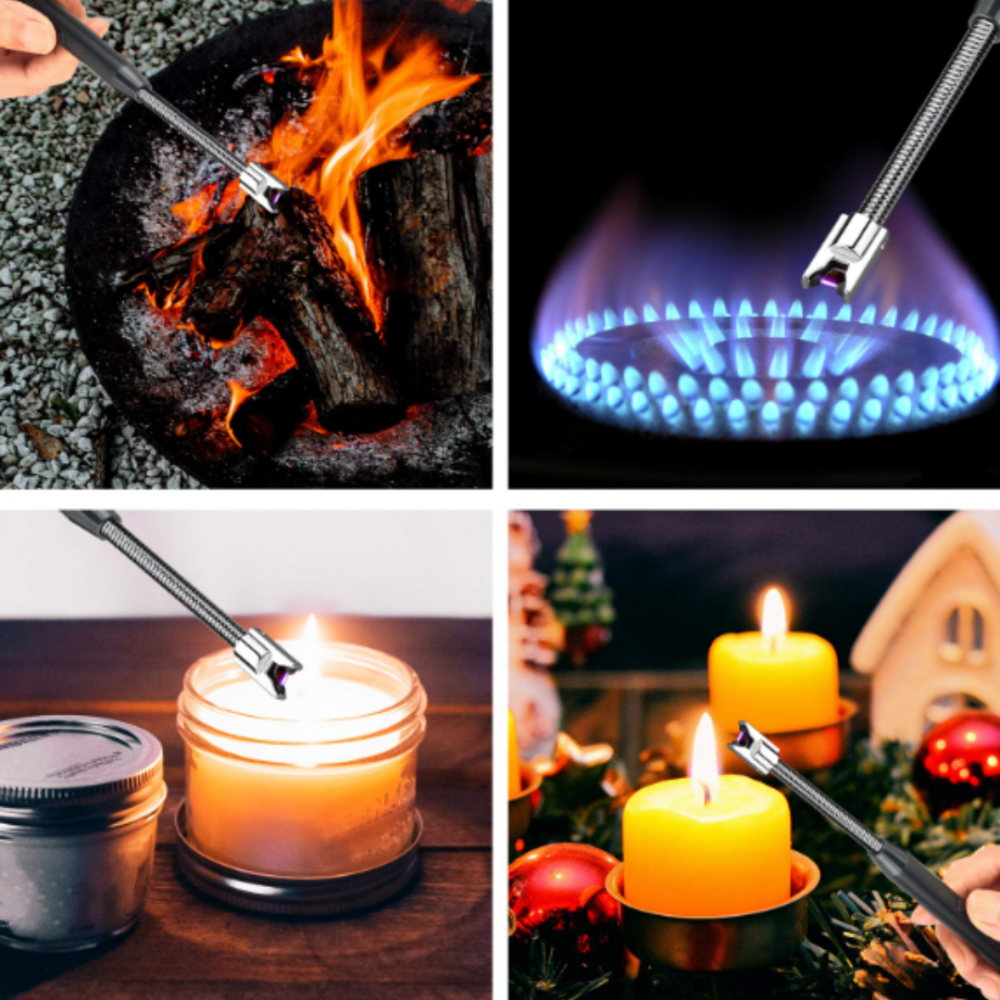 Bricheta reîncărcabilă 360° cu flacără reglabilă [5]