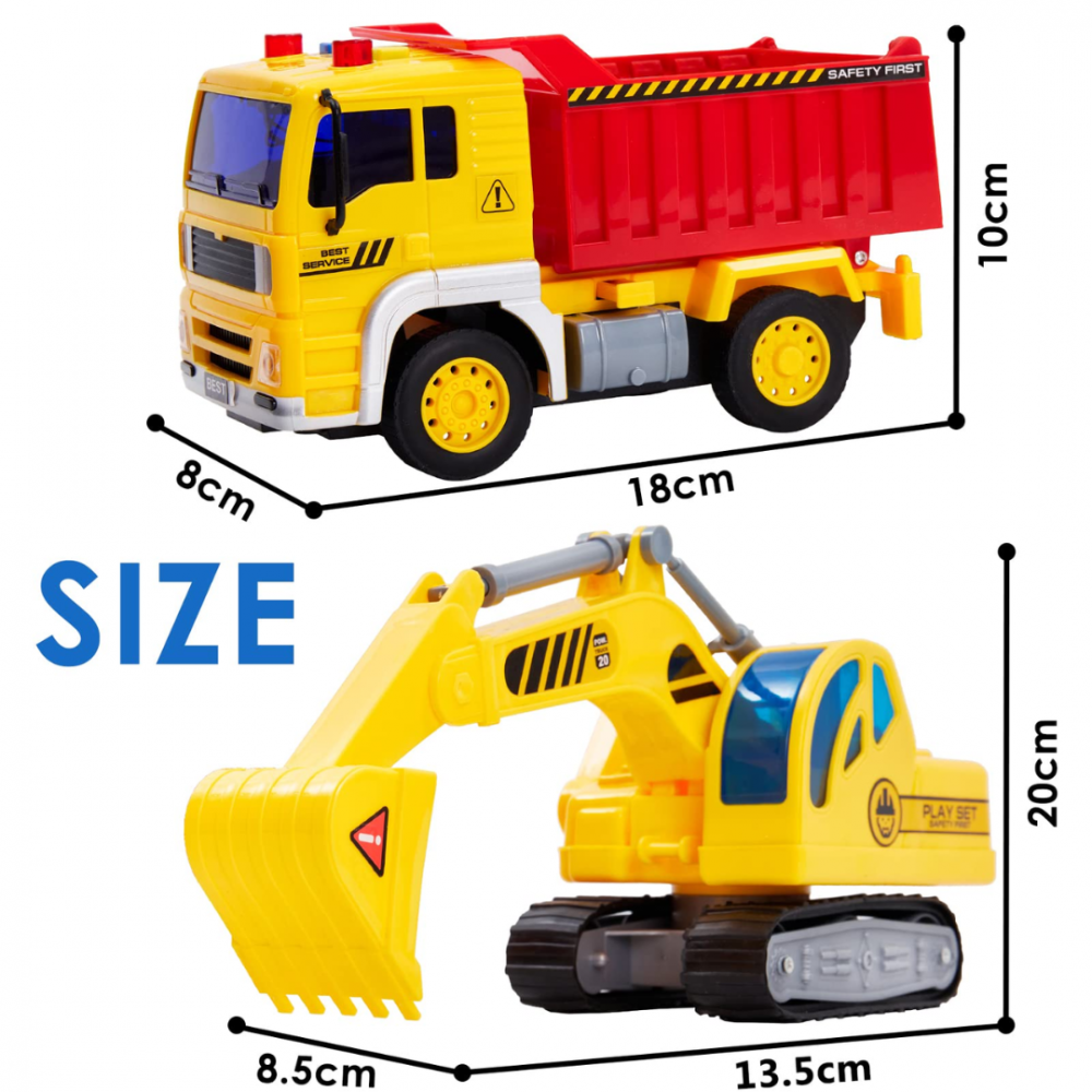 Camion cu excavator, sunete și lumini [4]