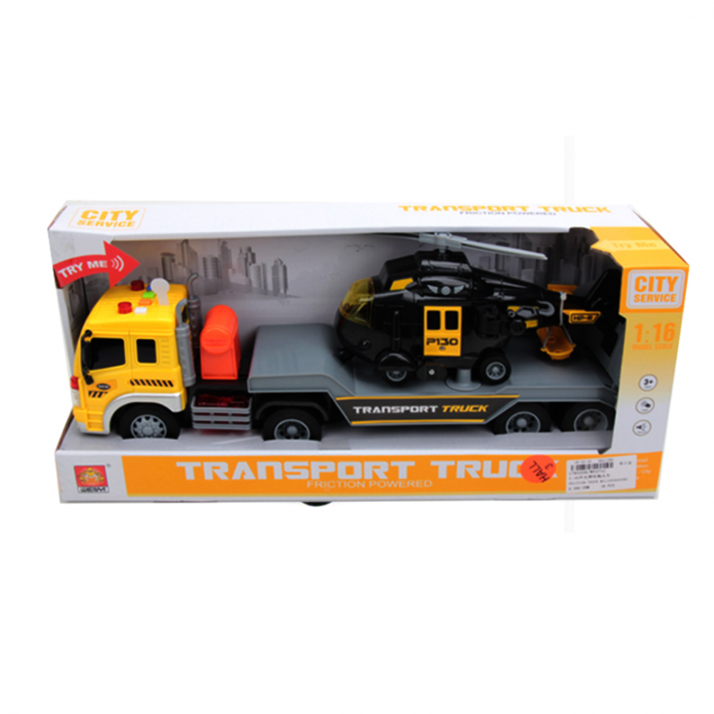 Camion cu platformă și elicopter [8]