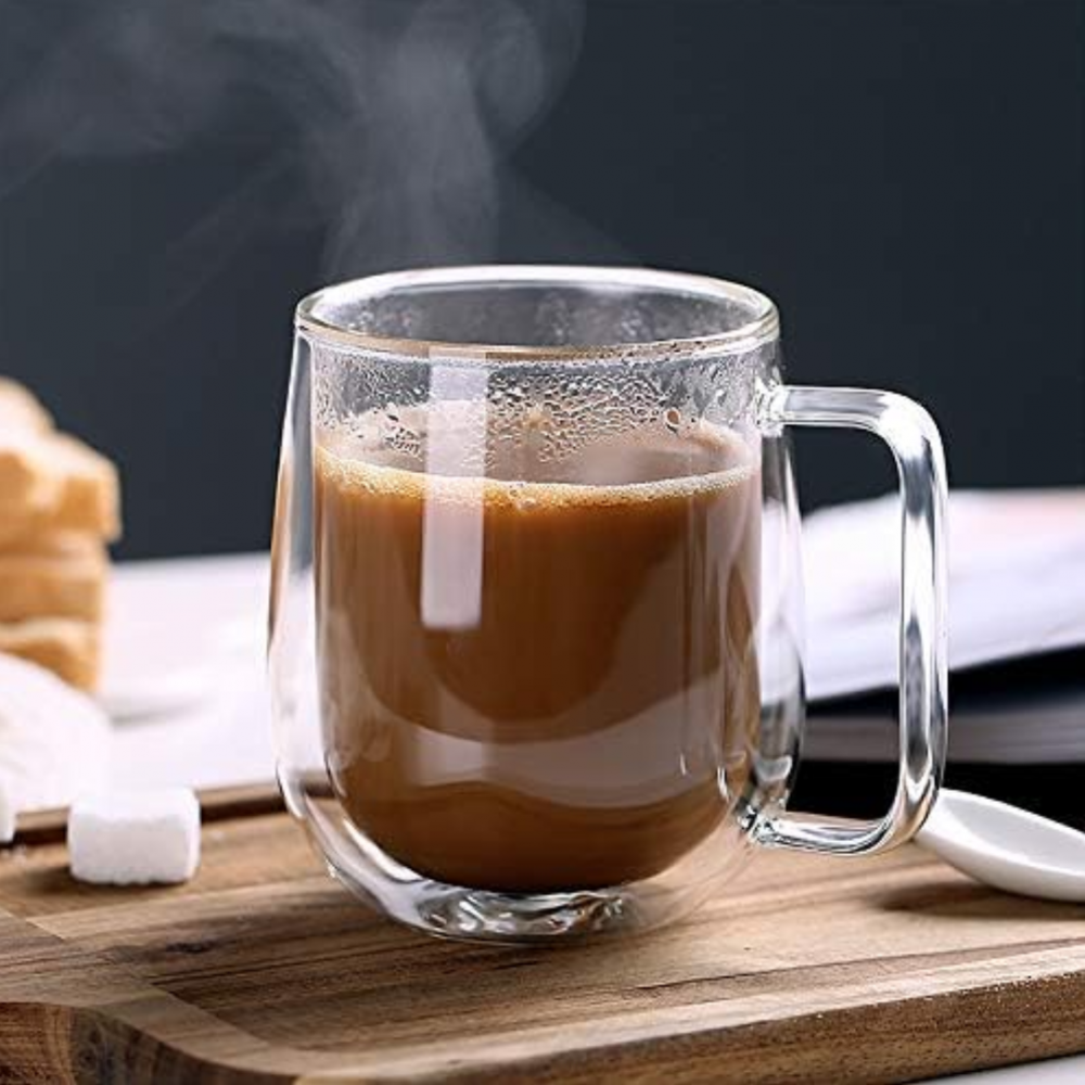 Cana din sticlă borosilicată cu pereți dubli [2]