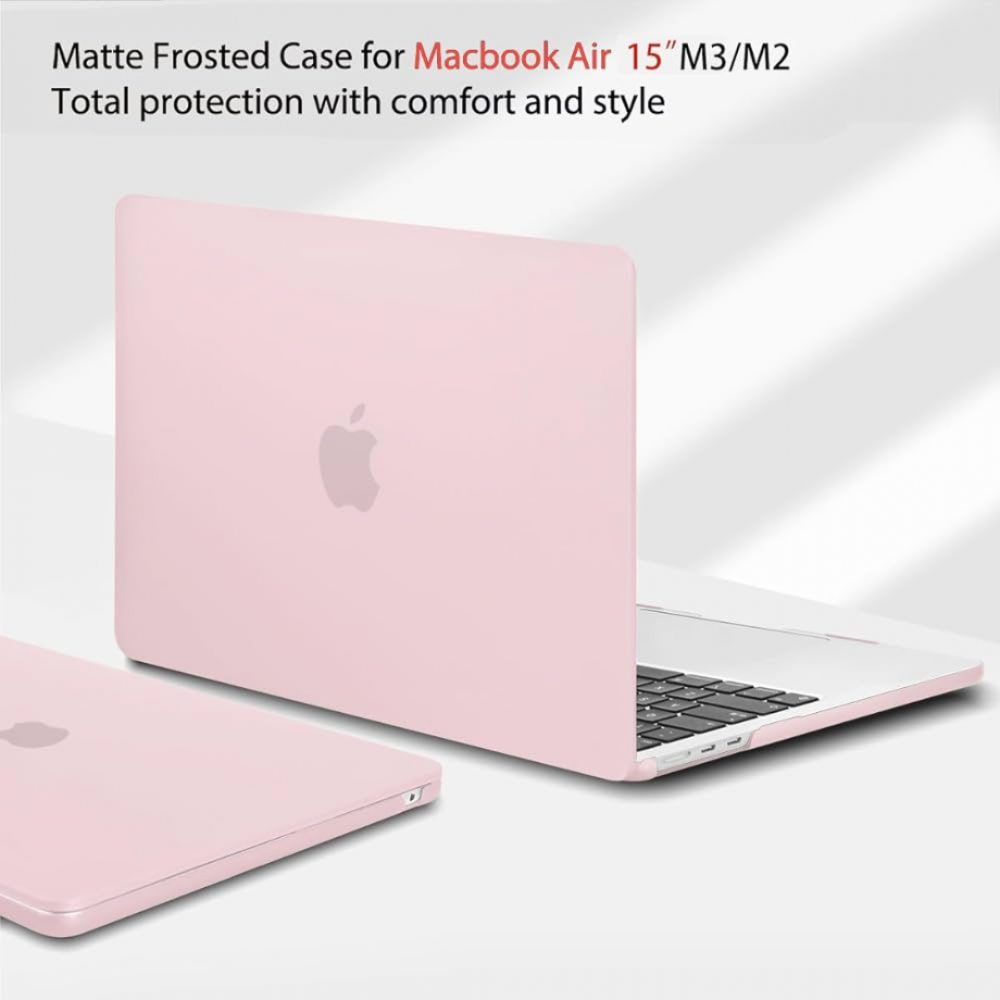 Carcasa slim pentru Macbook M1 Pro 14 inch (2021) /M2 Pro 14 inch (A2442/A2779), Roz [4]