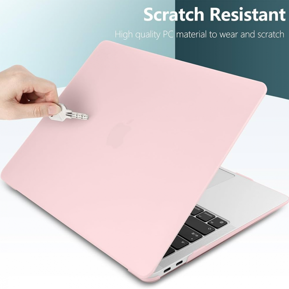 Carcasa slim pentru Macbook M2 Air 13.6 inch (A2681), Roz [3]