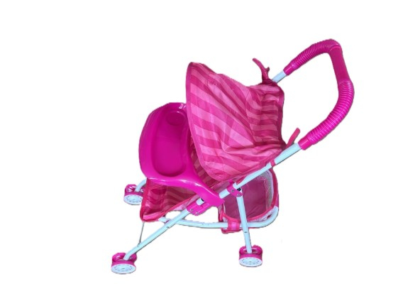 Carucior papusi, pliabil, ideal pentru joaca de rol. Roz [3]