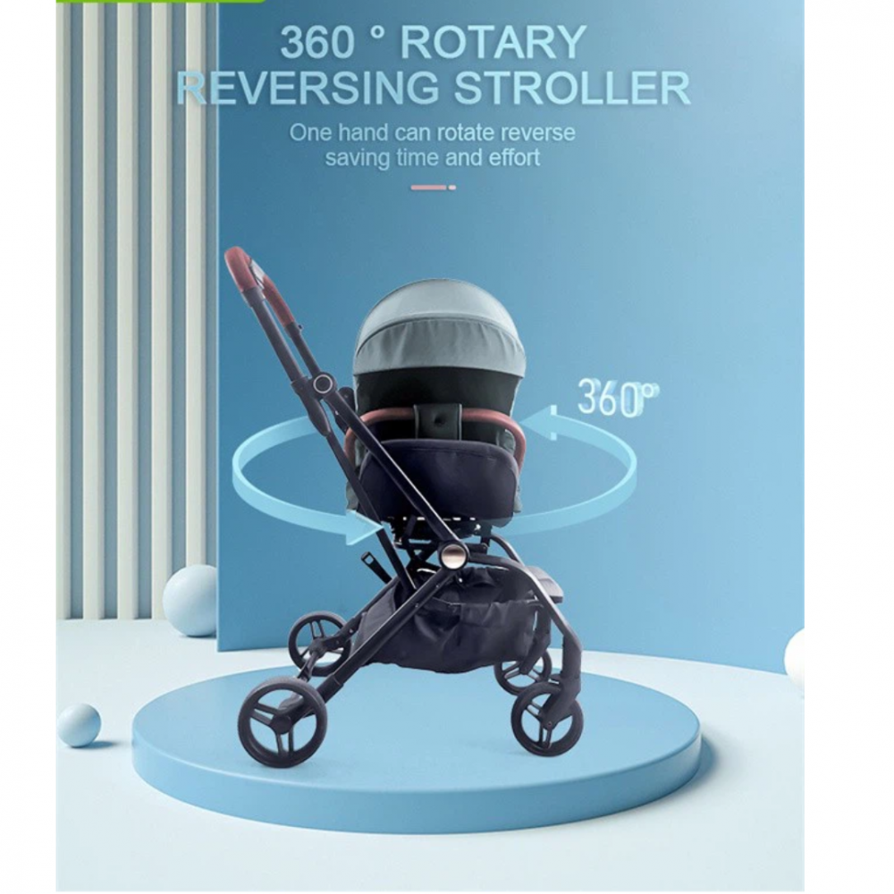 Cărucior sport reversibil,  Albastru [5]