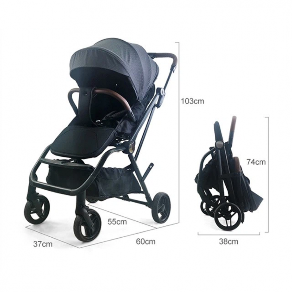 Cărucior sport reversibil,  Albastru [8]