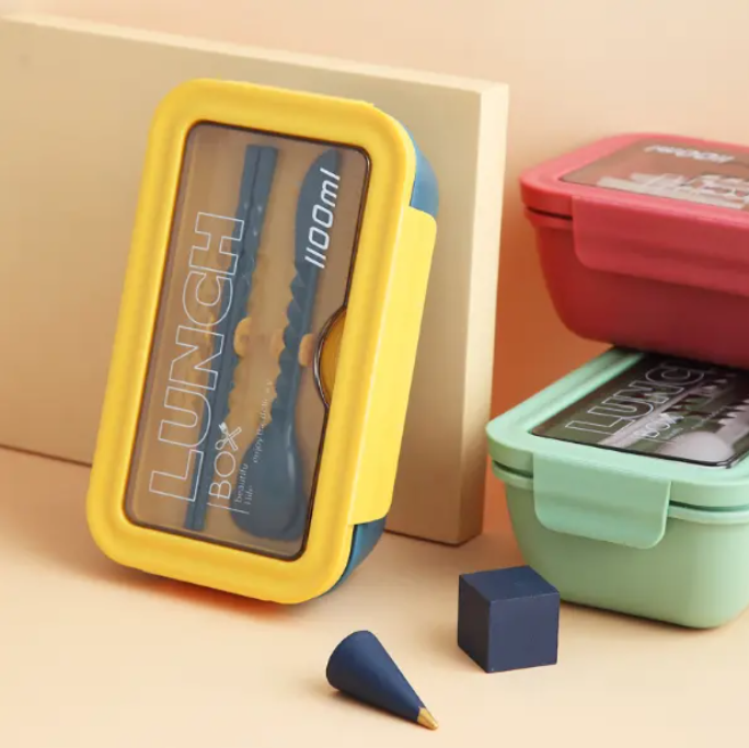 Caserola alimentara portabila, 1100ml, Roz [3]