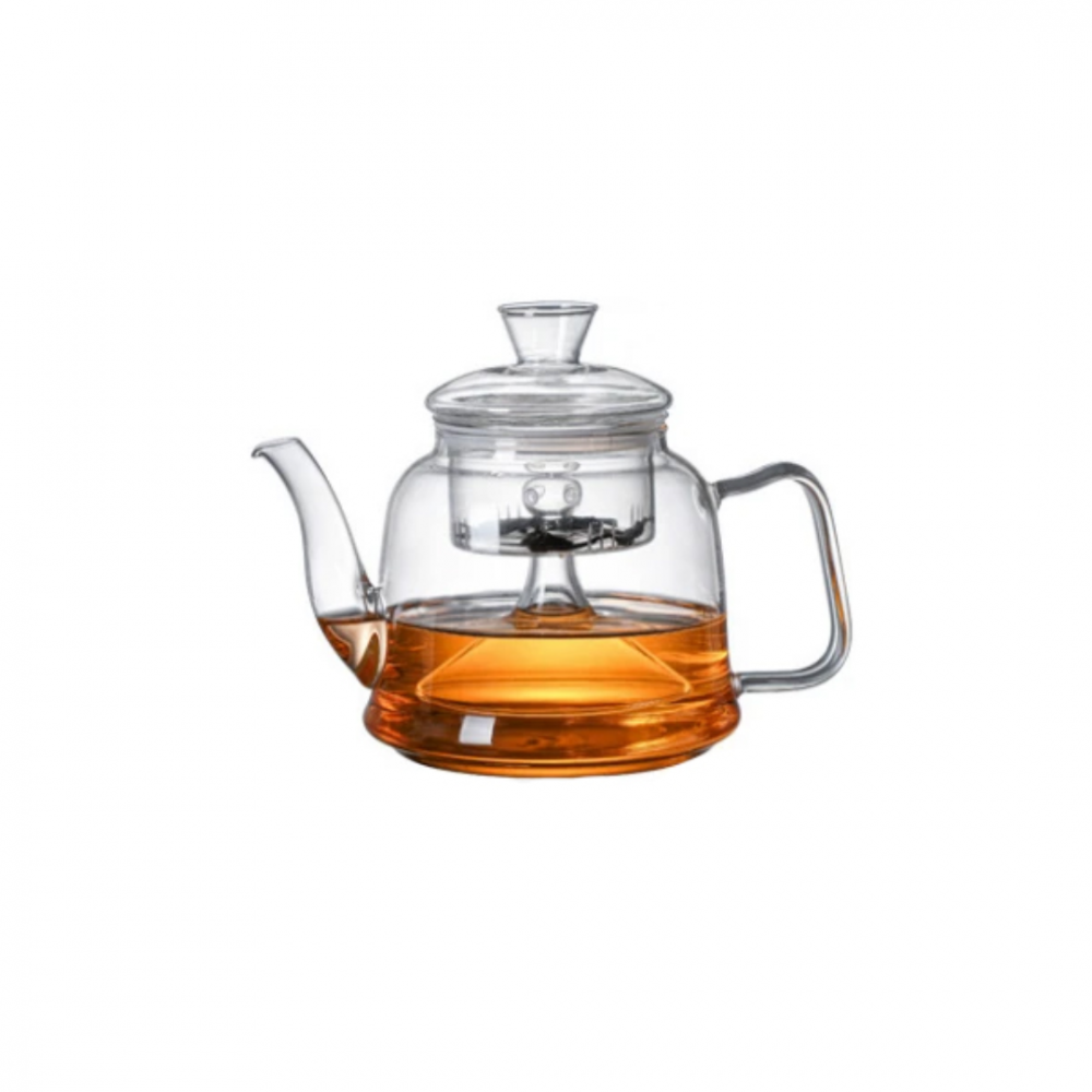 Ceainic termorezistent din sticlă cu filtru, 1300 ml [1]