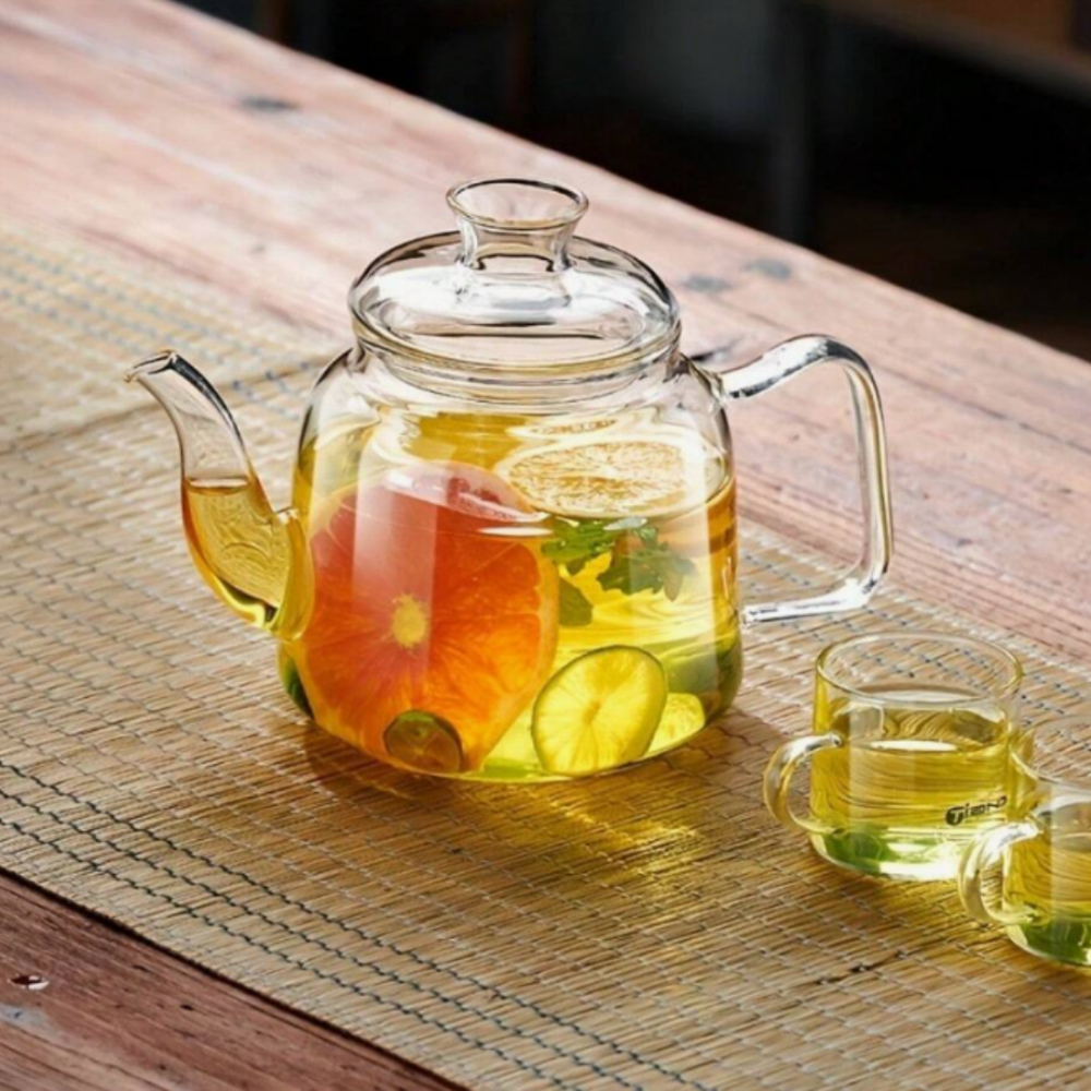 Ceainic termorezistent din sticlă cu filtru, 1300 ml [4]