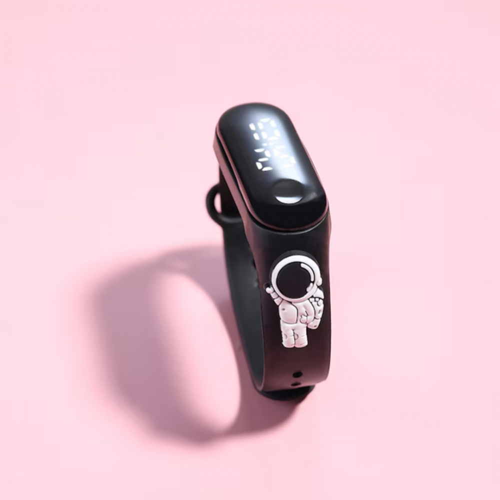 Ceas pentru Copii, model Cosmonaut, Negru [3]