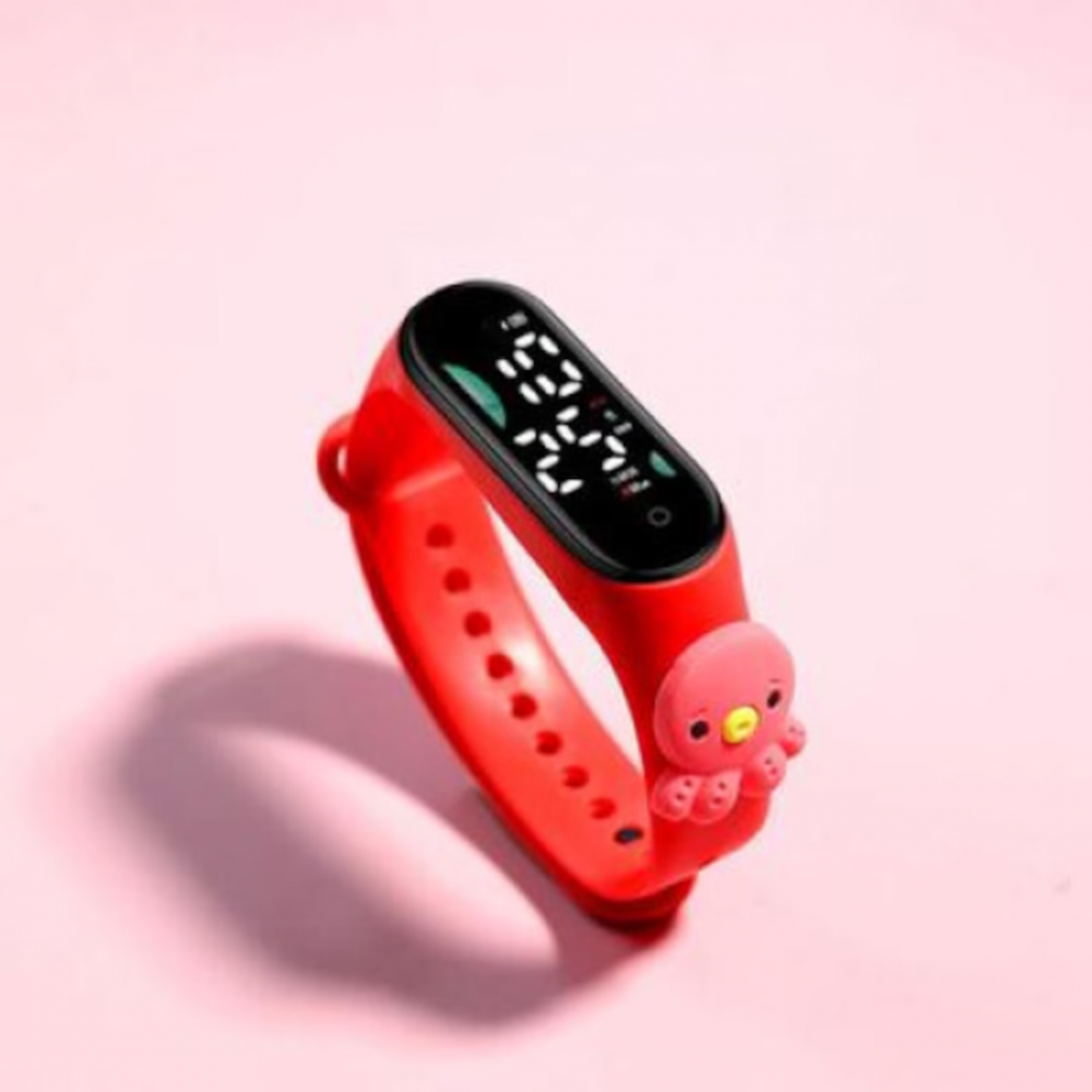 Ceas pentru Copii, model Caracatita, Roșu [2]