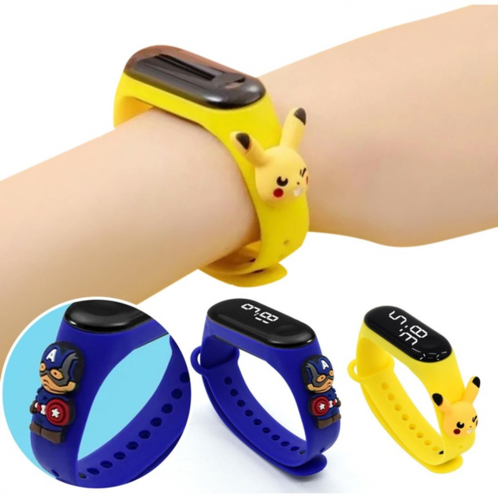 Ceas pentru Copii, model Captain America, Albastru [3]