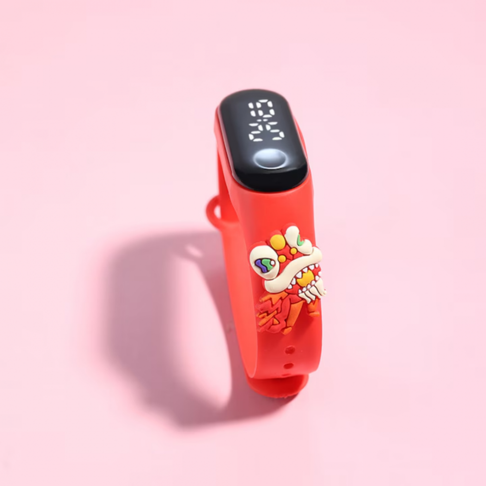 Ceas pentru Copii, model Dragon, Roșu [3]