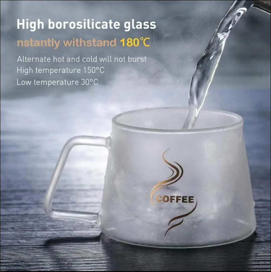 Ceasca pentru cafea, transparenta, perete dublu, material termorezistent, capacitate 200ml [5]