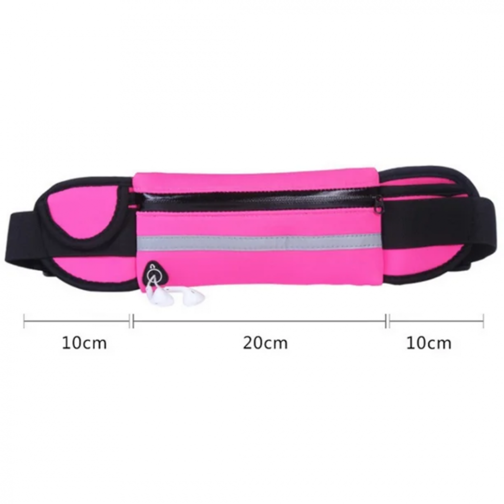 Centură alergare tip borsetă, roz [2]