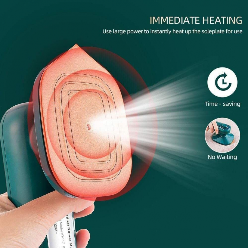 Fier de călcat portabil, 33W, verde [4]