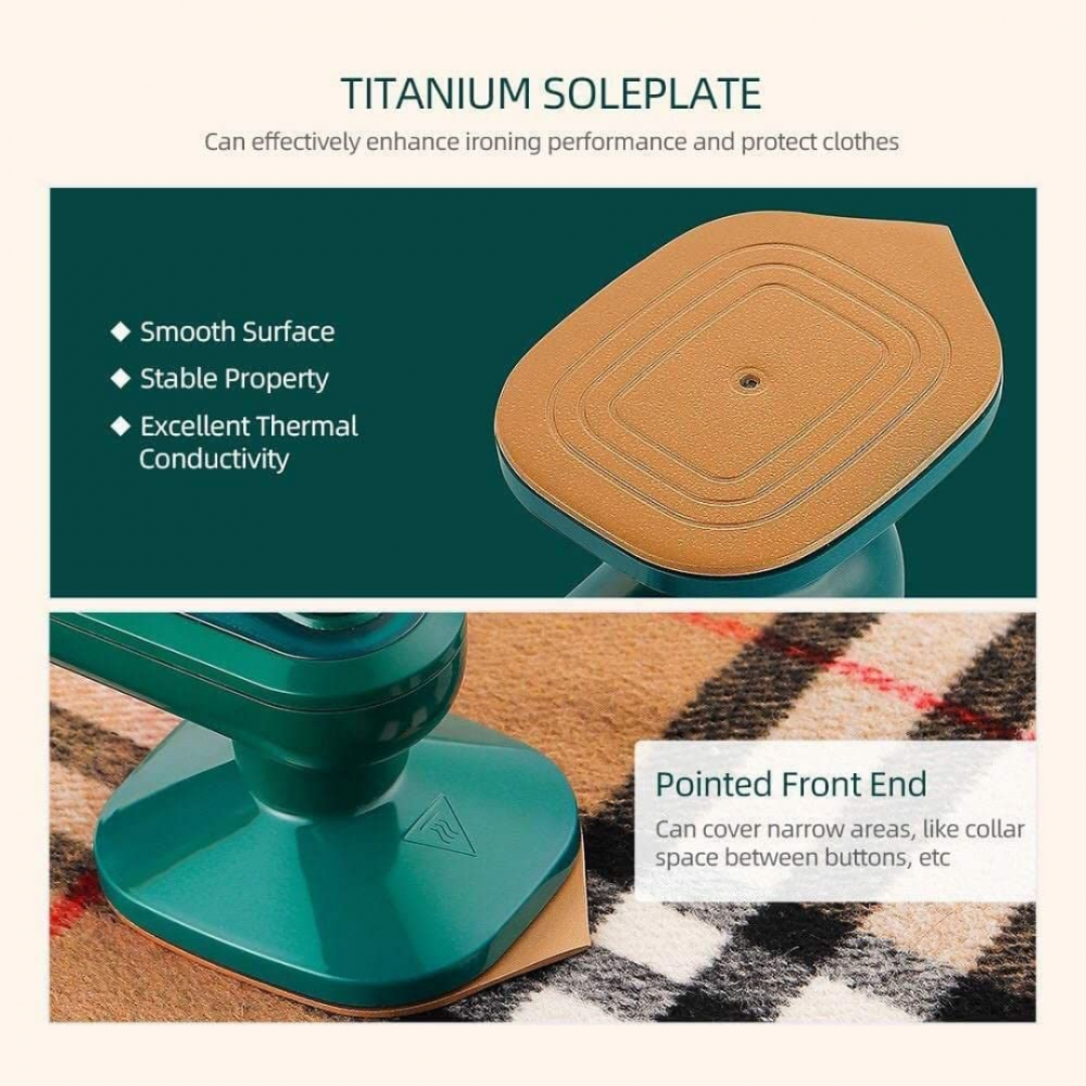 Fier de călcat portabil, 33W, verde [6]