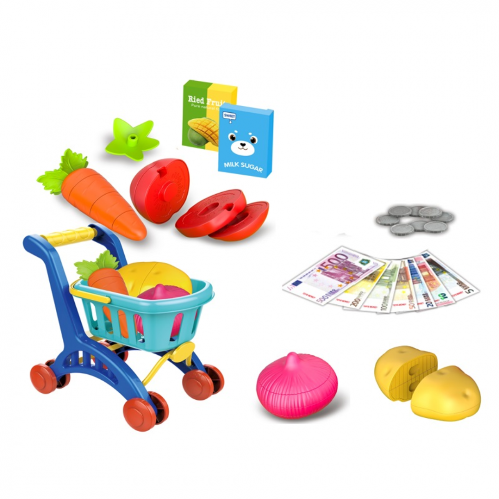 Coș market plus set legume și fructe [2]