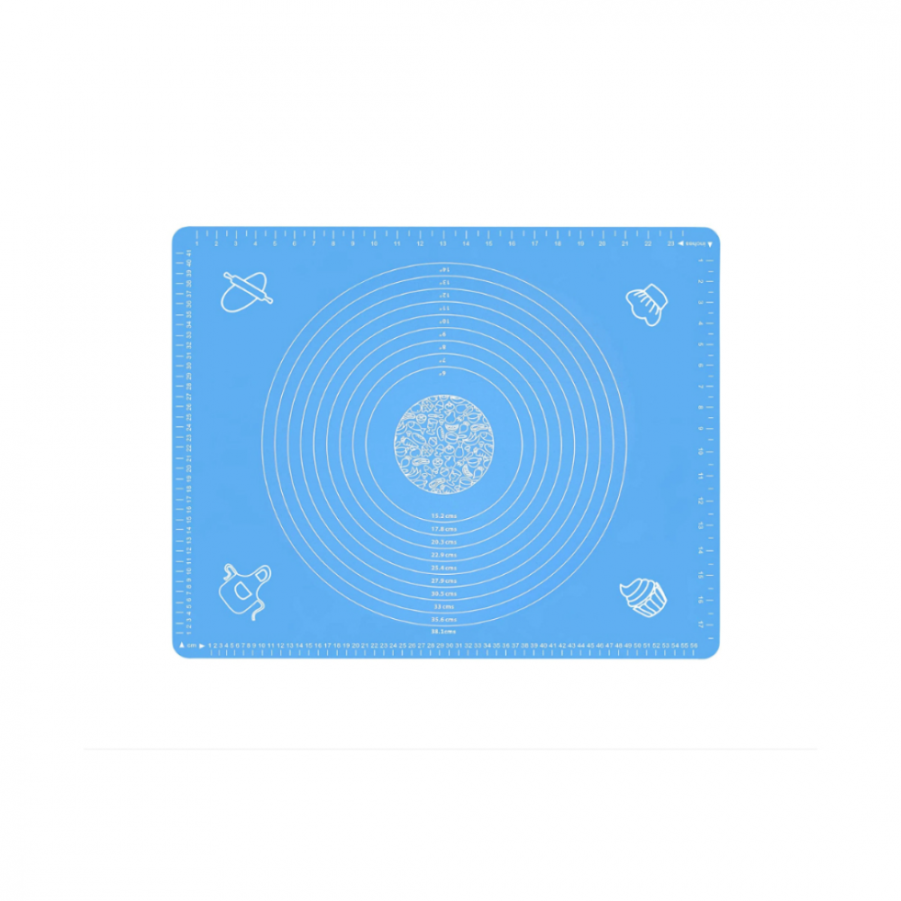 Covoraș pentru frământat din silicon, Bleu [1]