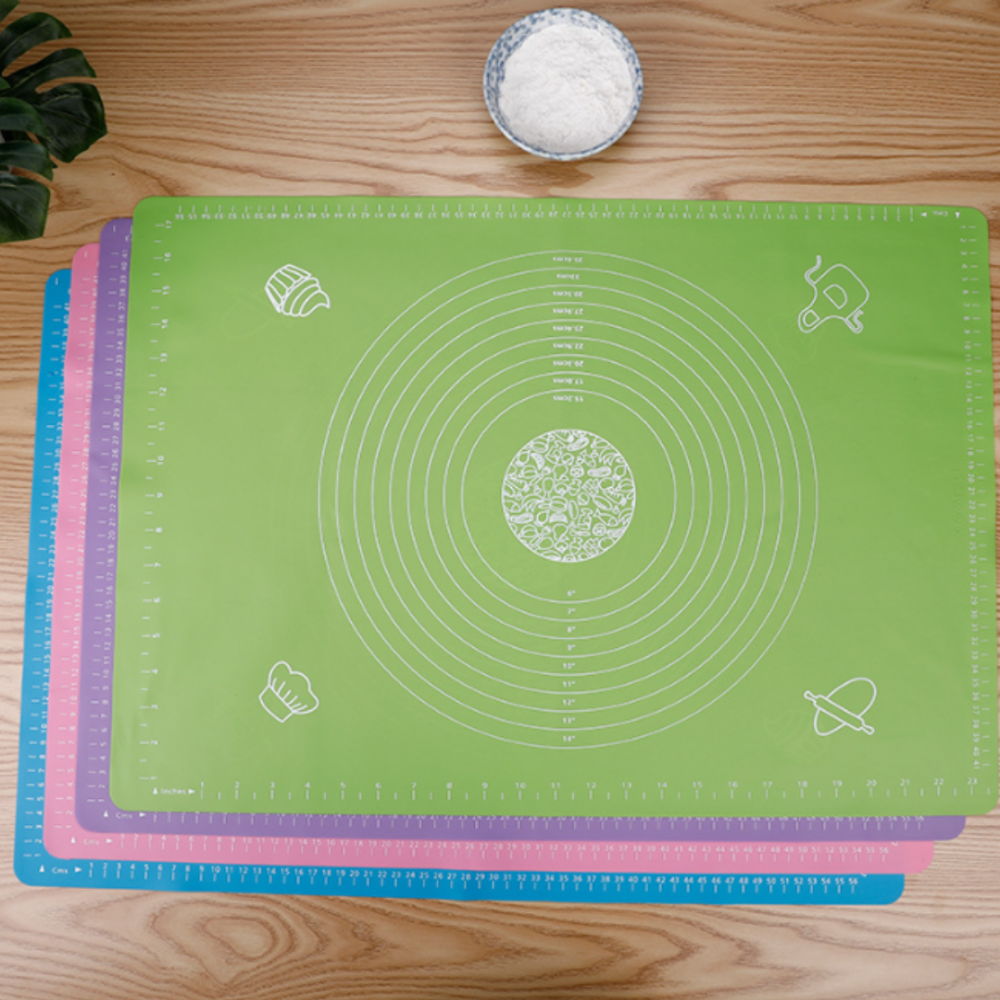 Covoraș pentru frământat din silicon, Roz [4]