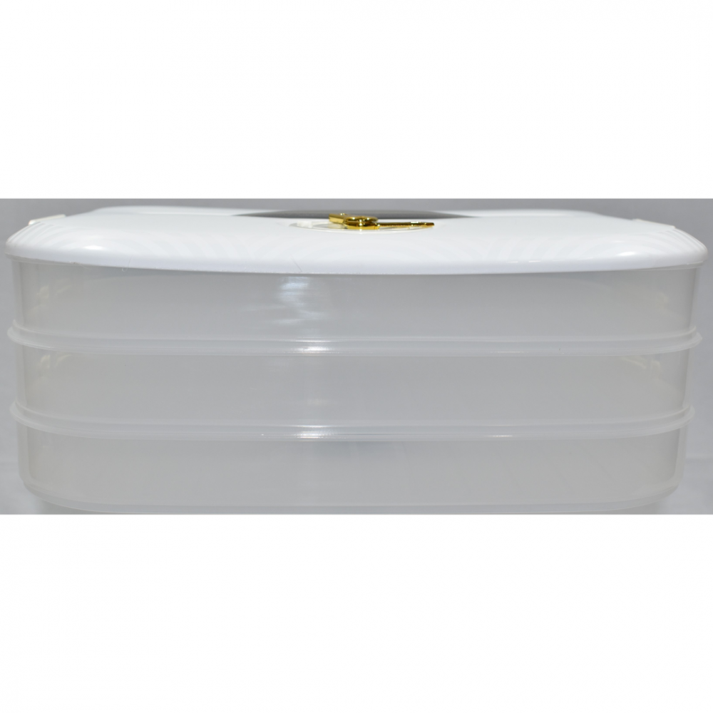 Cutie depozitare alimente cu mâner și indicator lună/zi, cu 3 sertare detașabile [3]