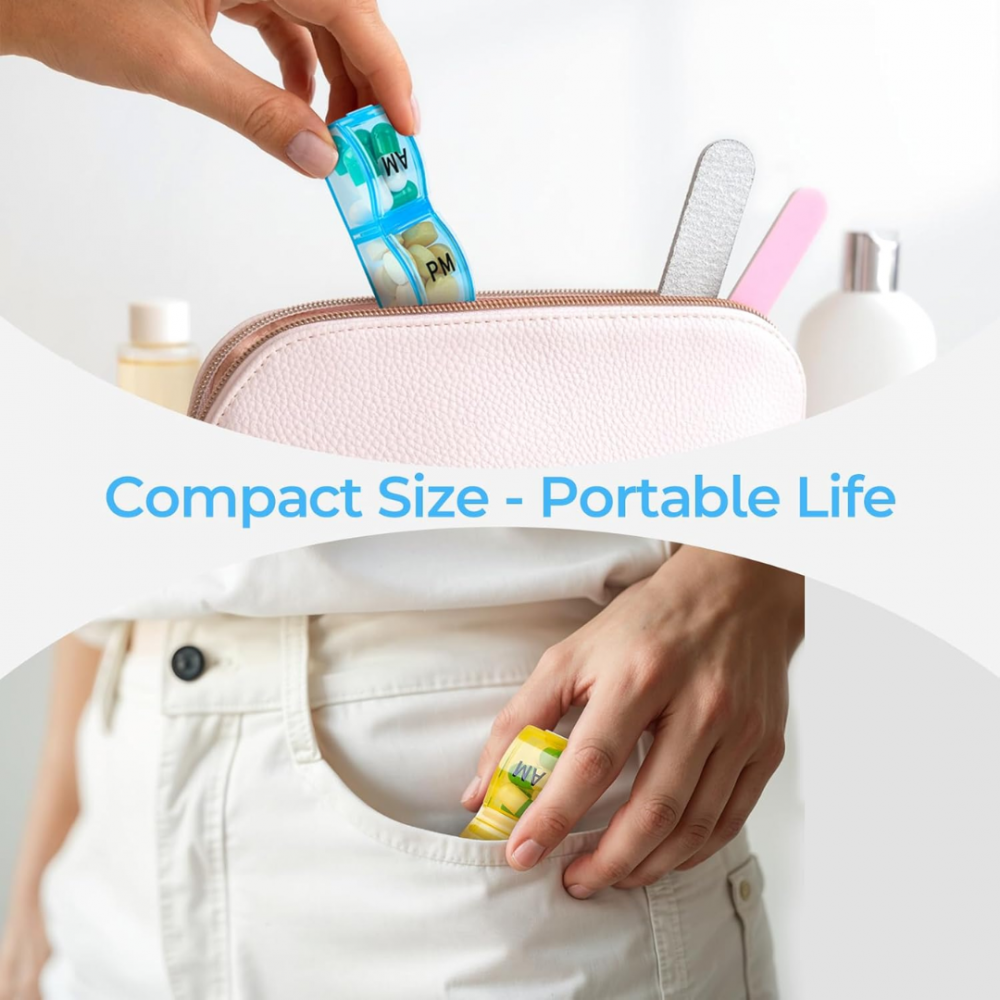 Cutie organizator medicamente 31 zile / 2 compartimente [4]