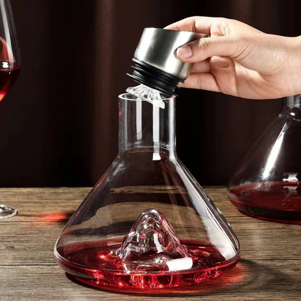 Decantor pentru vin cu capac [3]
