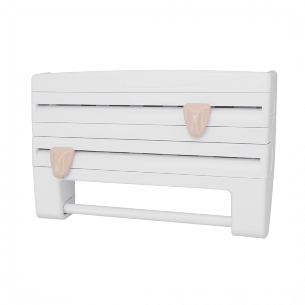 Dispenser de bucătărie pentru folii alimentare prosoape de hârtie, Alb [1]