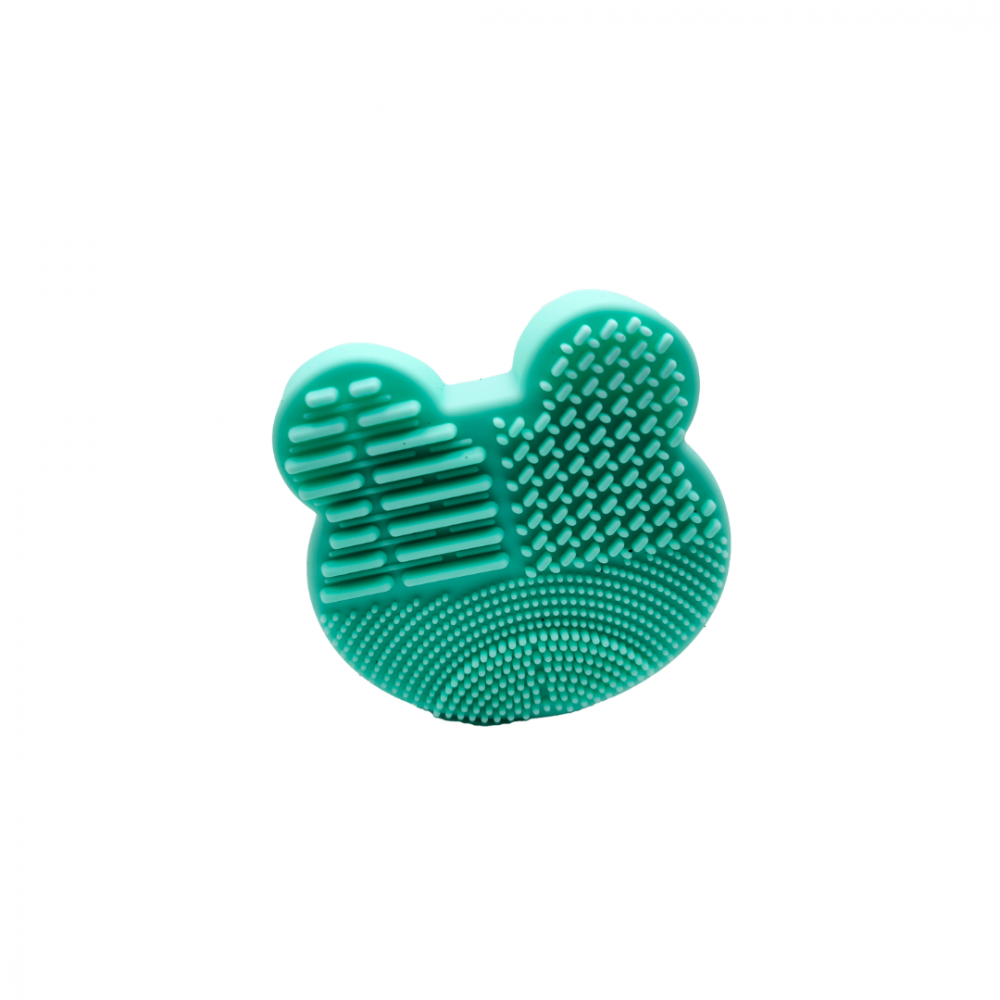 Dispozitiv din silicon pentru spălat pensule machiaj, Turcoaz [2]