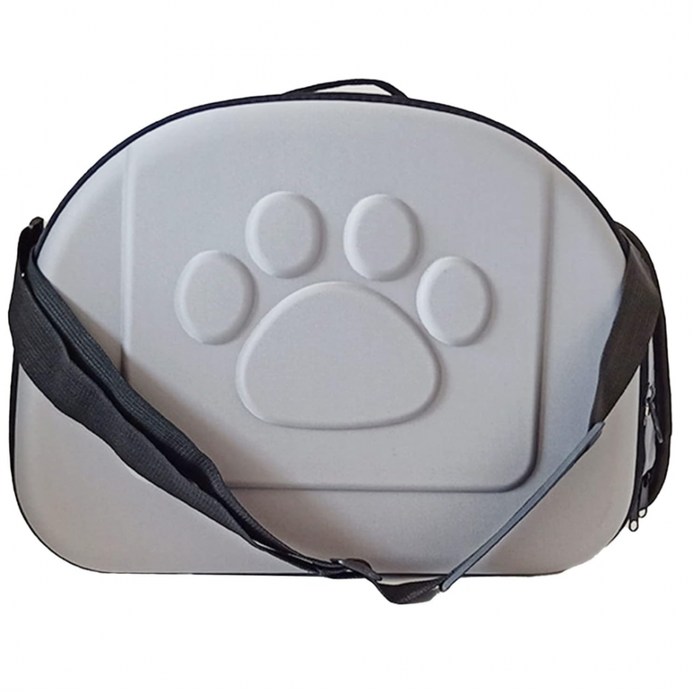 Geantă din silicon pentru transportul animalelor de companie de talie mică/medie, gri [4]