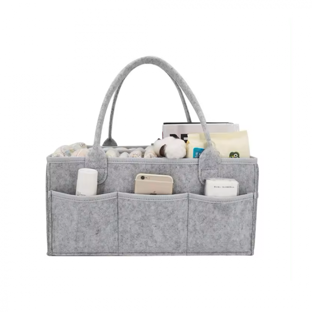 Geantă organizator scutece și accesorii copii, Gri [2]