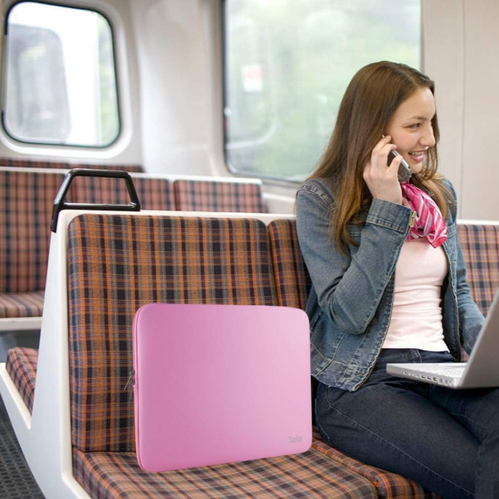 Husă de Protecție Compatibilă cu MacBook Air/Pro 14 inch, Roz [5]