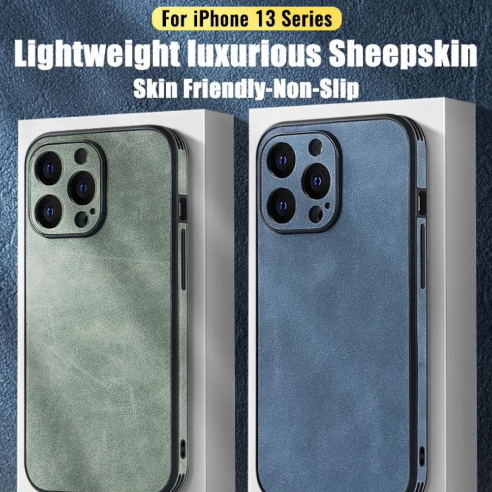 Husa de protecție din piele ecologică cu MagSafe pentru iPhone 13 Pro Max, Albastru [3]