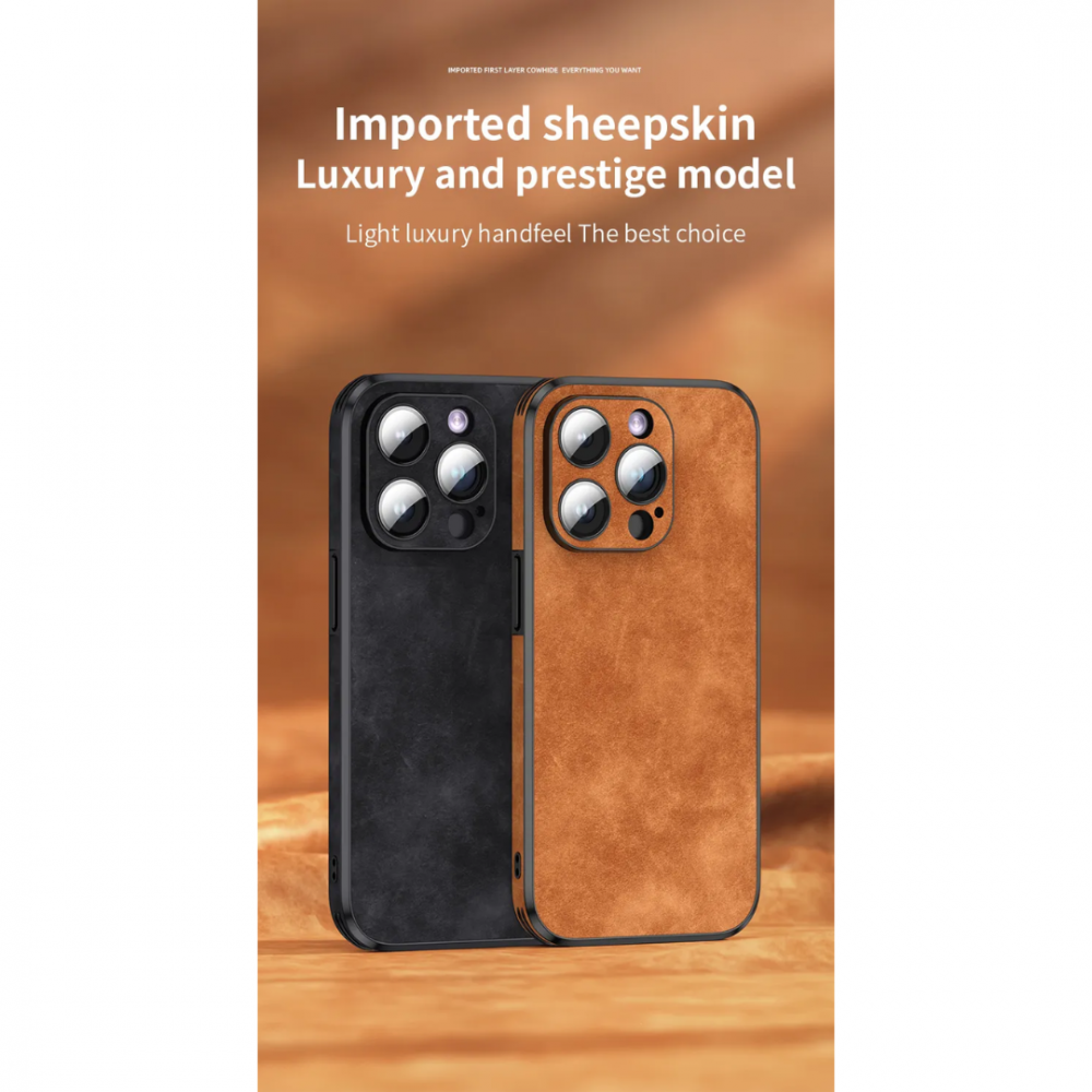 Husa de protecție din piele ecologică cu MagSafe pentru iPhone 12 Pro Max, Negru [5]