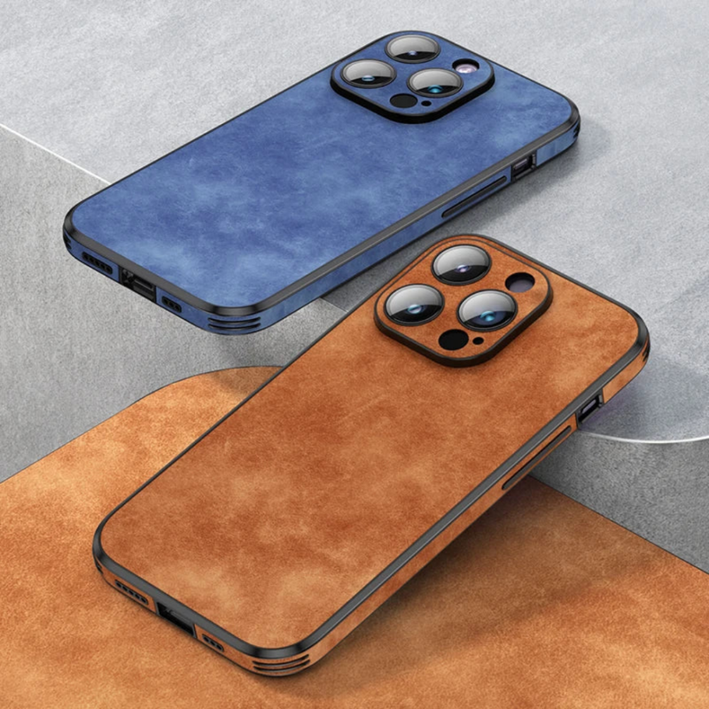 Husa de protecție din piele ecologică cu MagSafe pentru iPhone 14 Pro Max, Maro [8]