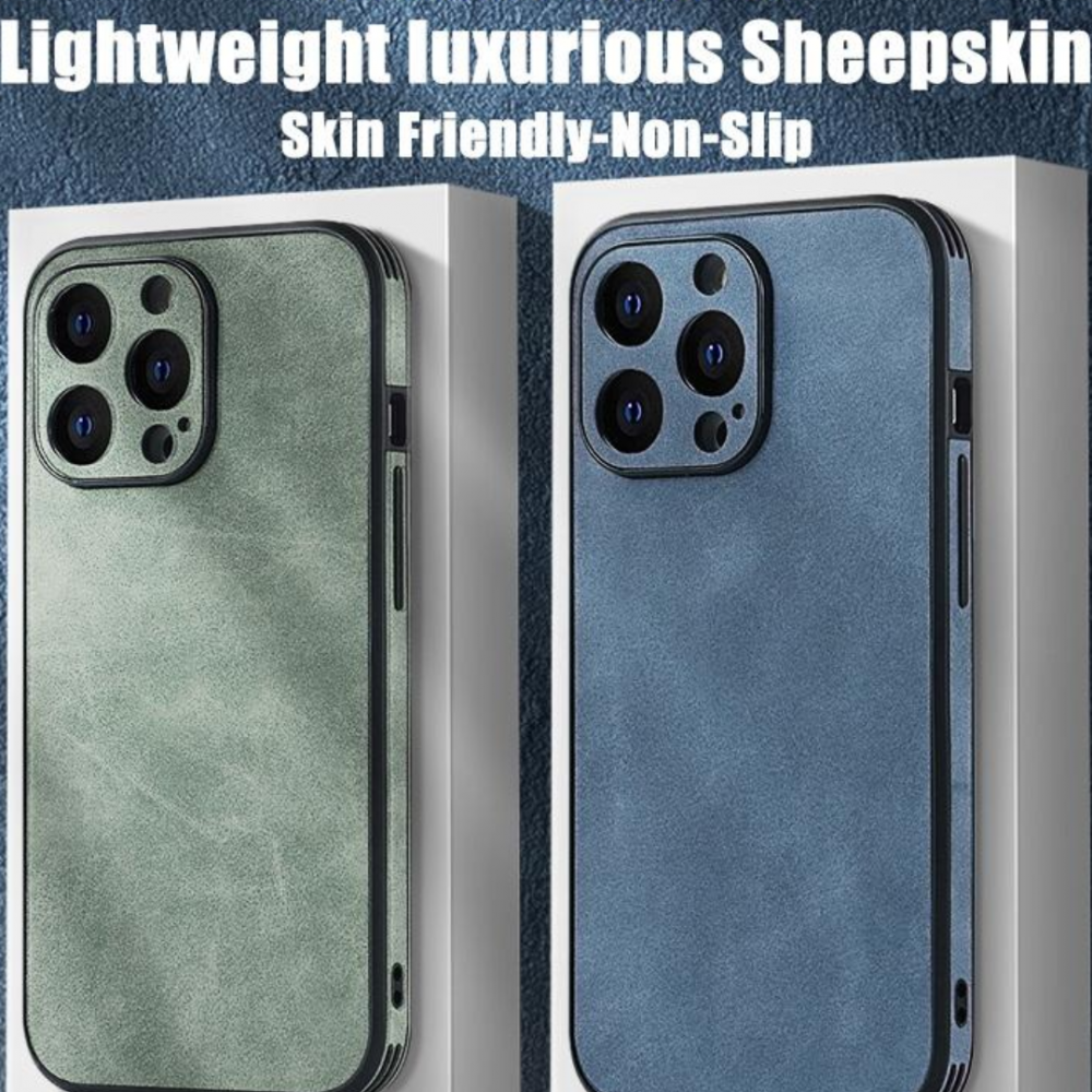 Husa de protecție din piele ecologică cu MagSafe pentru iPhone 15 Pro, Albastru [3]