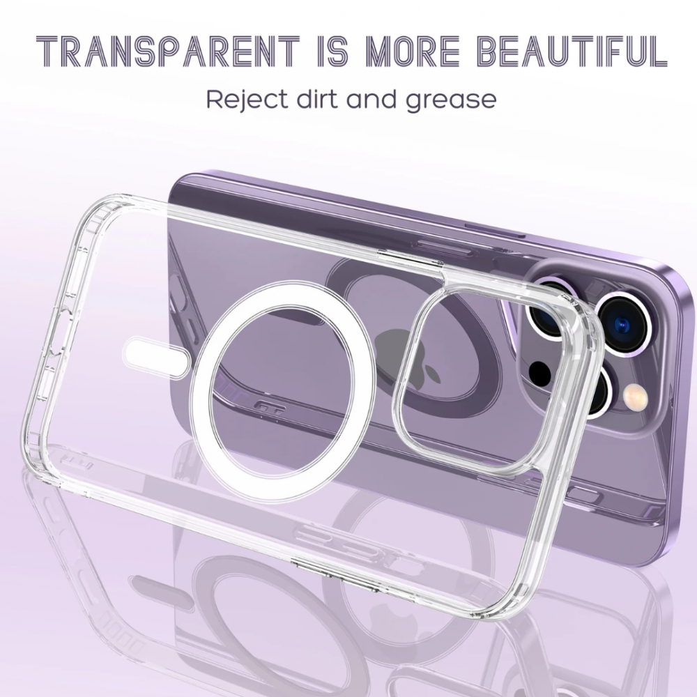 Husa de protecție transparentă cu încărcare wireless pentru iPhone 12 Pro Max [6]