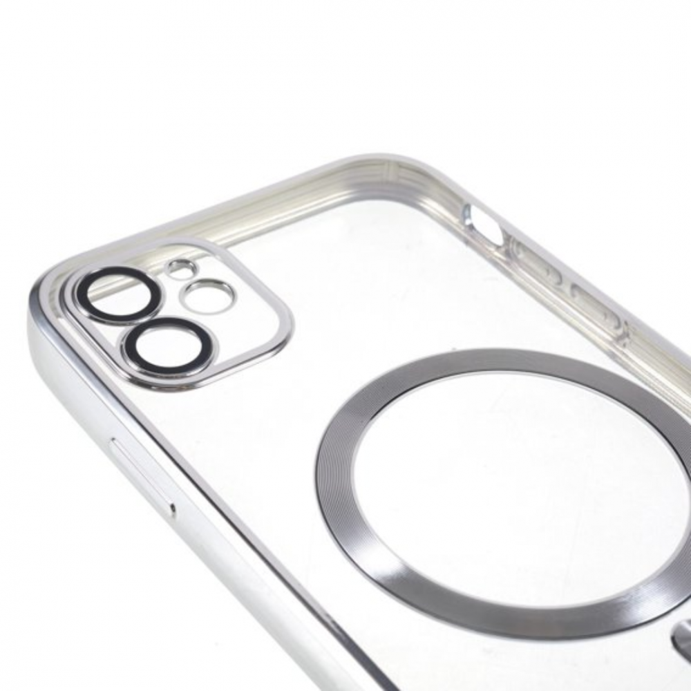 Husă protecție telefon de sticlă pentru iPhone 14 Pro, Argintiu [6]