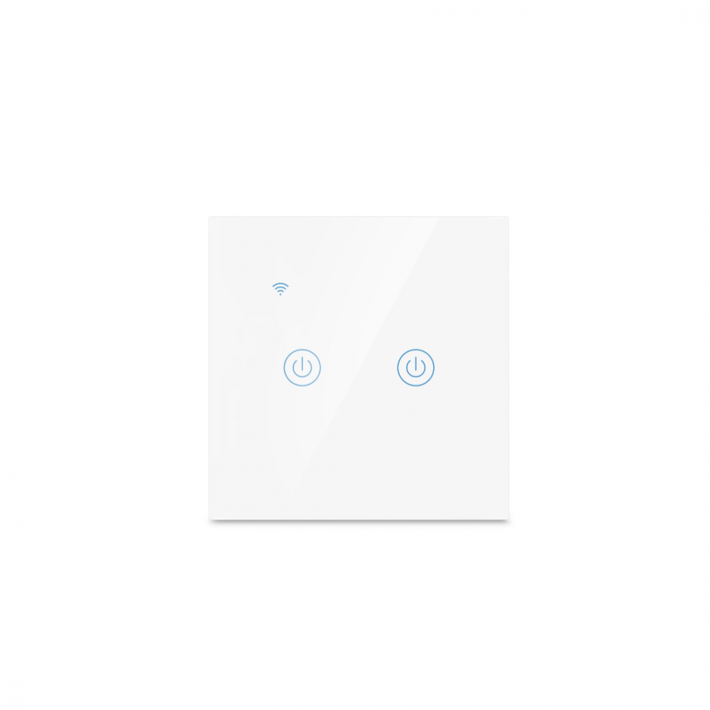 Întrerupător smart touch 2F, sticlă securizată, control tactil [1]