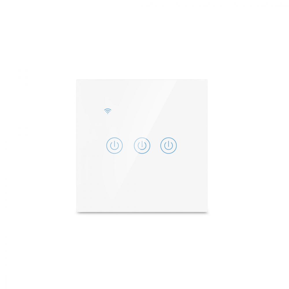Întrerupător smart touch 3F, sticlă securizată, control tactil [1]