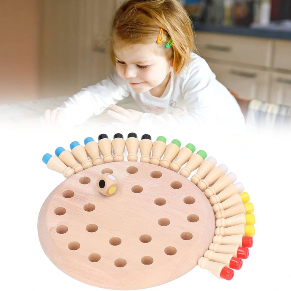 Joc din lemn cu 24 pioni și zar [2]