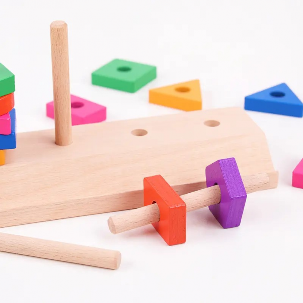 Joc din lemn pentru sortare și stivuire [4]