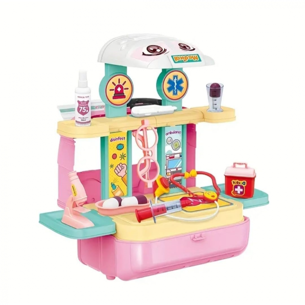 Jucărie 5 în 1 autobuz și accesorii doctor [1]