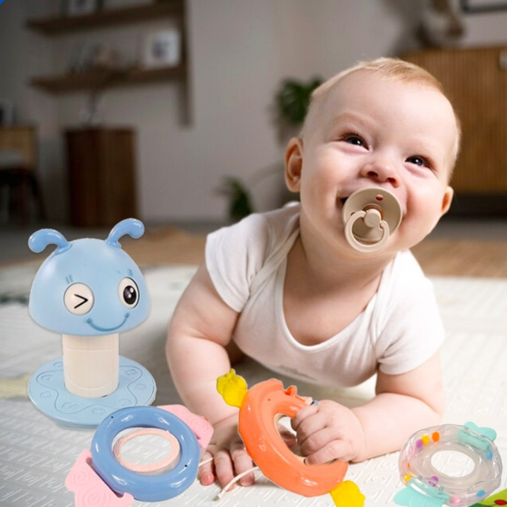 Jucărie albinuță muzicală 3 în 1, bleu [6]