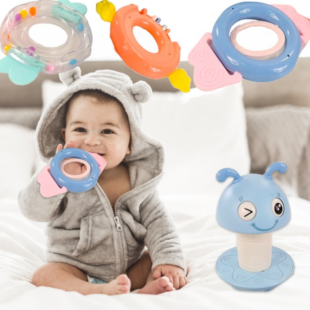 Jucărie albinuță muzicală 3 în 1, bleu [5]