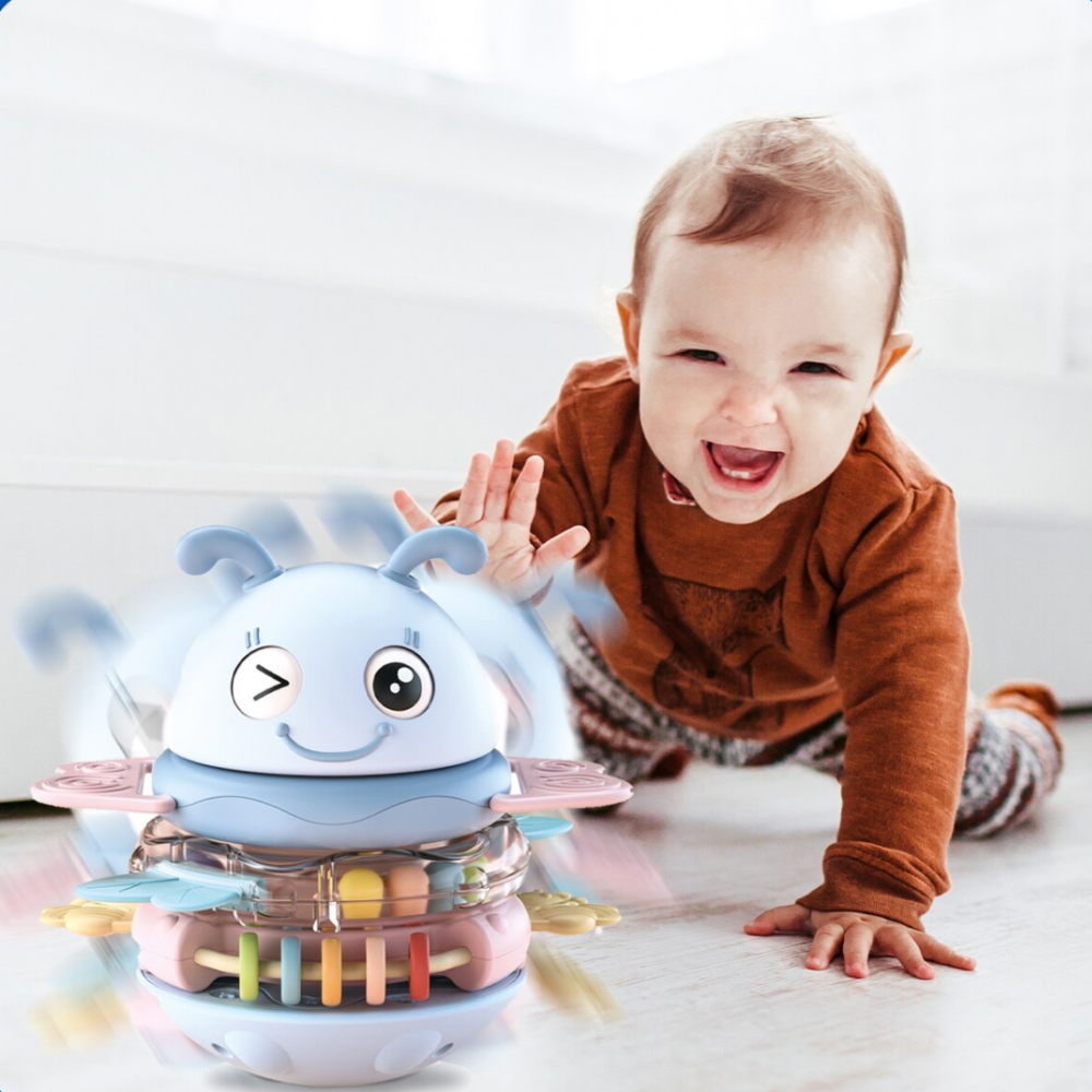 Jucărie albinuță muzicală 3 în 1, bleu [4]