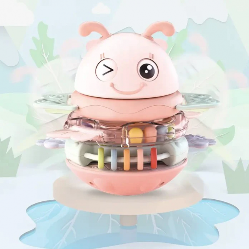 Jucărie albinuță muzicală 3 în 1, roz [2]