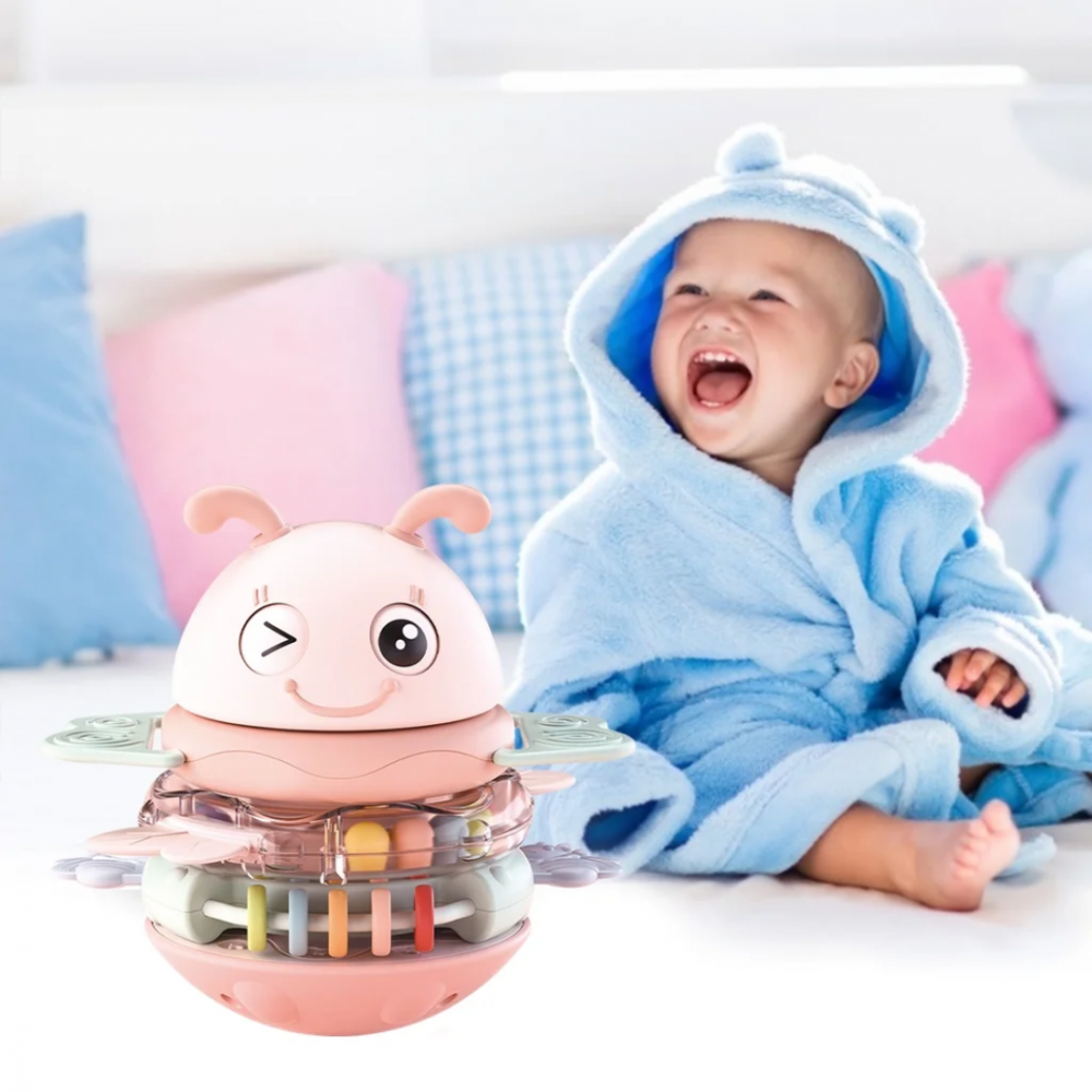 Jucărie albinuță muzicală 3 în 1, roz [5]