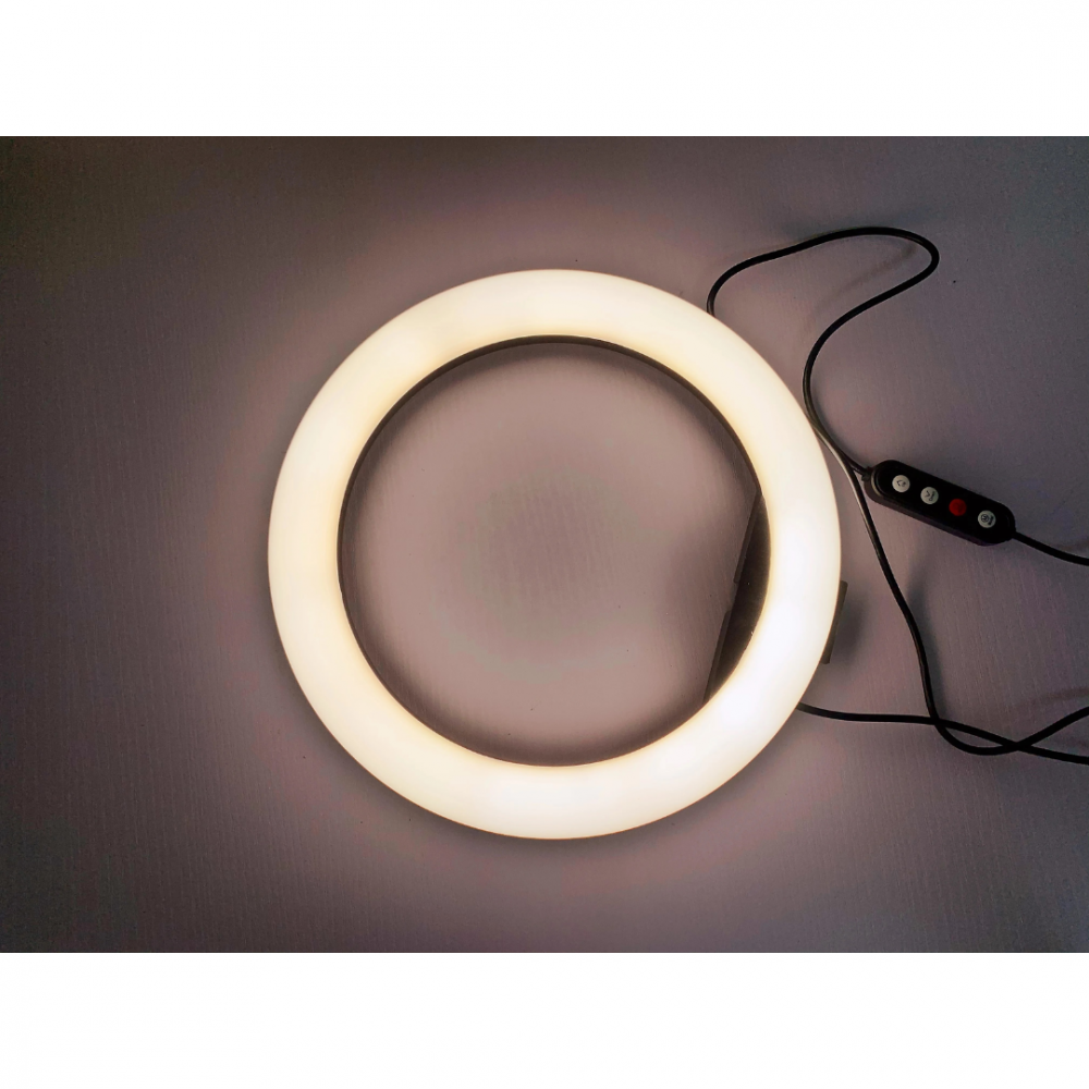 Lampă circulară profesională cu trepied, reglaj intensitate și conectare USB [5]