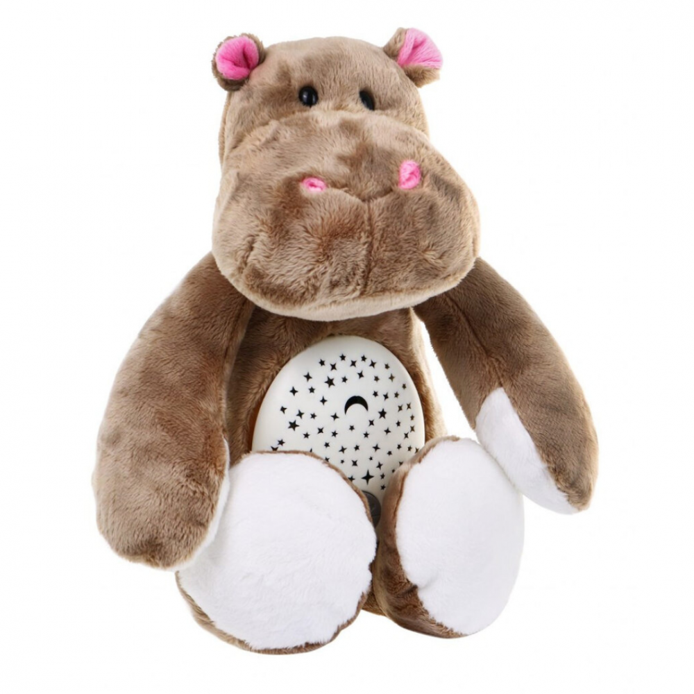 Pluș Lampă de veghe pentru copii, model Hipopotam [2]